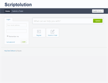 Tablet Screenshot of helpdesk.scriptolution.com