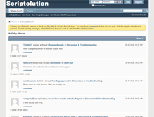 Tablet Screenshot of forums.scriptolution.com